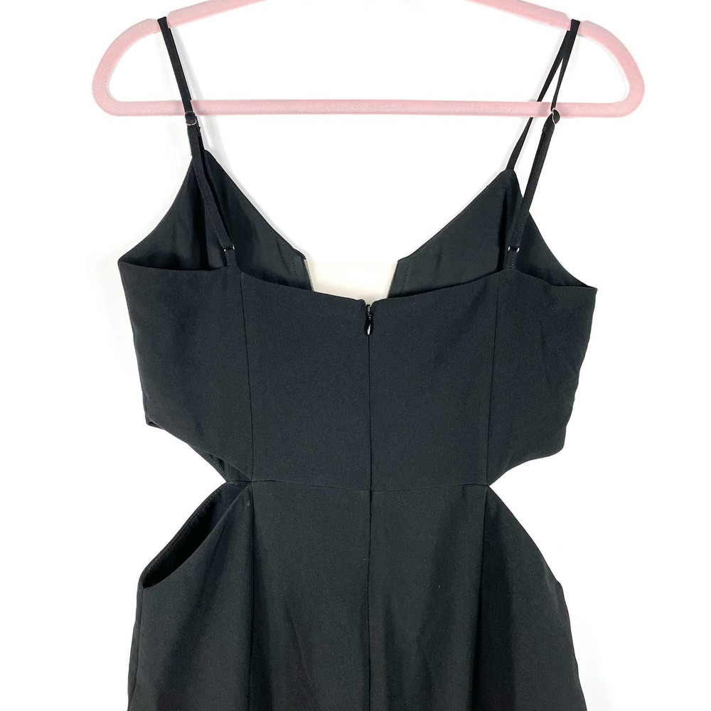 SOLD-Michael Costello Giada Black Jumpsuit - Picture 8 of 11